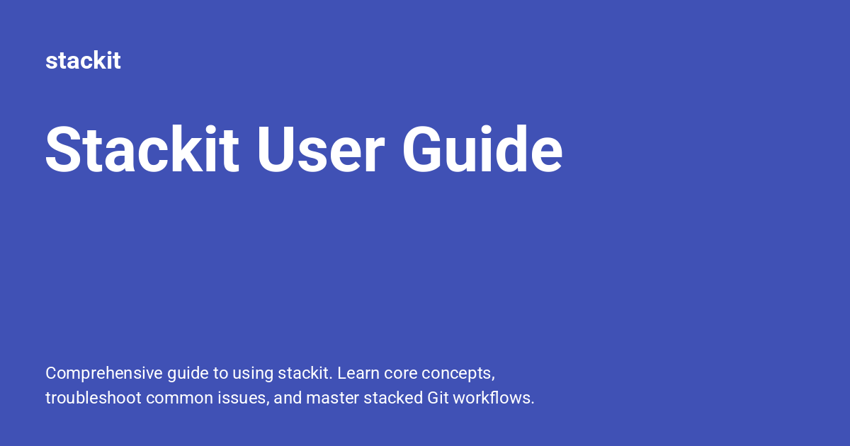Stackit User Guide - stackit