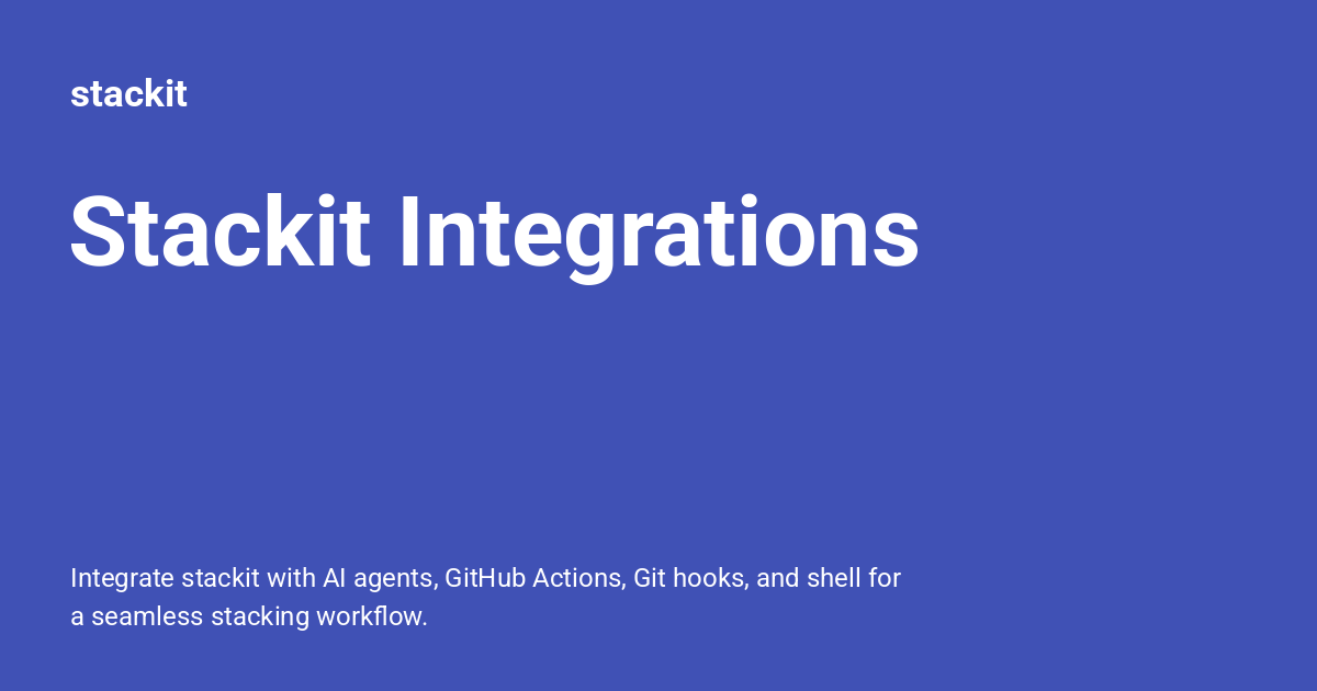 Stackit Integrations - stackit